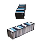 Colmeia Organizadora Gaveta Baby  02 Peças Fumê 40x10x10cm