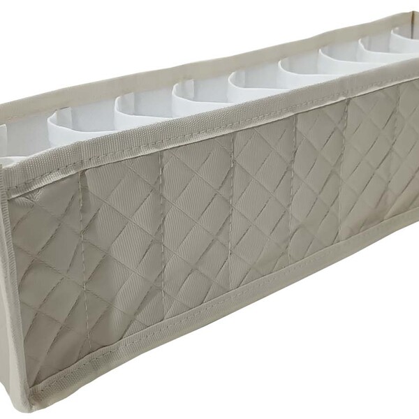 Colmeia Organizadora Gaveta Baby Matelassê Marfim 40x10x10cm