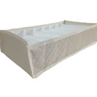 Colmeia Organizadora Gaveta Fitness  Matelassê Marfim 40x20x1