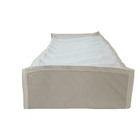 Colmeia Organizadora Gaveta Fitness  Matelassê Marfim 40x20x1