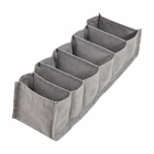 Colmeia Organizadora Tecido Cinza 10x10x35cm PP Util UD