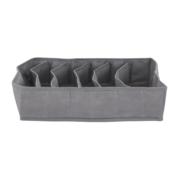 Colmeia Organizadora Tecido Cinza Premium 3,6L 8x15x30cm Praticità