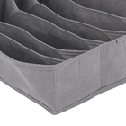 Colmeia Organizadora Tecido Cinza Premium 7,2L 8x30x30cm Praticità