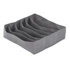 Colmeia Organizadora Tecido Cinza Premium 7,2L 8x30x30cm Praticità