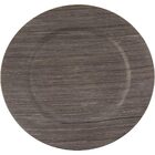 Colonial Sousplat 2x33x33cm Polipropileno Cinza 6pç