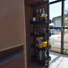 Coluna Deslizante Masutti Cozinha 4 Cestos 48x33x152cm Preta