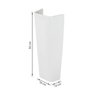 Coluna para Tanque 50x19cm Branco Brilhante Kohler Fiori