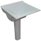 Coluna para Tanque 57x15cm Gelo Mármore Corso