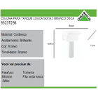 Coluna para Tanque Cerâmica Branca Deca