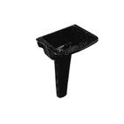 Coluna Para Tanque Mármore Sintético Granitado 73-78 Preto