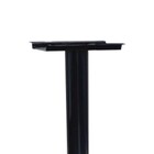 Coluna Pé Para Caixa Correio Americana Chapa Aço Preta 78cm