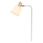 Coluna Pipe Branca Bella Com Detalhe Dourado Para Salas E Qua