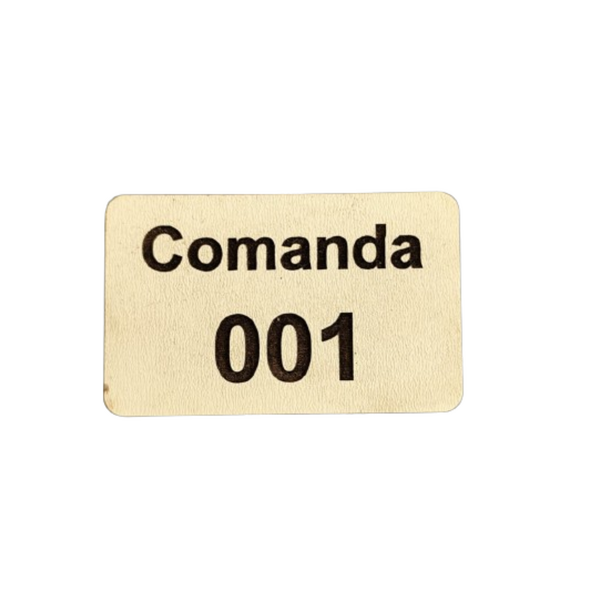 Comanda Bar Restaurante Ecologicas C/ 50 Em Mdf 3mm Branco