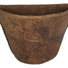 Combo 12 Meio Vaso De Parede Fibra De Coco Nº12 P/ Orquídeas