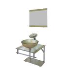 Combo 2 Em 1 Gabinete Croácia Torneira Ibiza Champanhe Ekasa