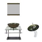 Combo 2 Em 1 Gabinete Croácia Torneira Ibiza Ouro Enve Ekasa