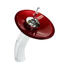 Combo 2 Em 1 Gabinete Croácia Torneira Ibiza Vermelho Cereja