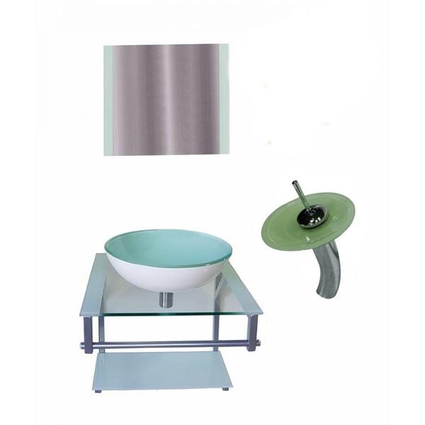 Combo 2 Em 1 Gabinete Polônia Torneira Ibiza Branco Ekasa