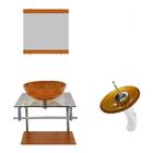 Combo 2 Em 1 Gabinete Polônia Torneira Ibiza Dourado Ekasa