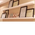 Combo 2 Prateleiras Porta Quadro Branco Mdf 90 Cms