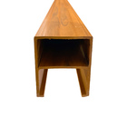 Combo 3 Brises De Teto Teca Wpc Interno + Kit Instalação