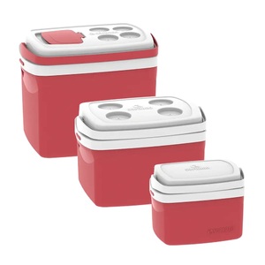 Combo 3 Caixas Térmicas 5, 12 E 32 Litros - Cooler Soprano