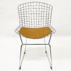 Combo 4 Cadeiras Para Cozinha Bertoia Cromada Assento Cor Car