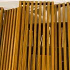 Combo 5 Brises De Teto Teca Wpc Interno + Kit Instalação