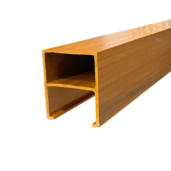 Combo 5 Brises De Teto Teca Wpc Interno + Kit Instalação