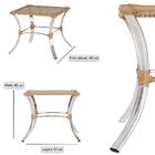 Combo 7 Cadeiras Toquio 1 Mesa Baixa Colombia Para Área, Vara