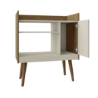 Combo Aparador Painel Café Cinamomo/off White – Bechara Móveis