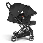 Combo Carrinho De Bebê Compacto Oppa Preto + Bebê Conforto +