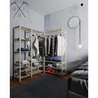 Combo Com Armário Duplo Organizadora E Mancebo Design Arara