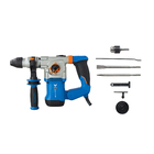 Combo Martelete SDS Plus 1500W, Serra Sabre 900W, Politriz 1250W, Serra Esquadria 10" 1800W e Jogo de Brocas 127V Dexter