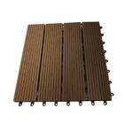 Combo Deck Modular Polywood Wpc Cor Ipê 30x30 - 3m²
