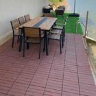 Combo Deck Modular Polywood Wpc Cor Ipê 30x30 - 3m²