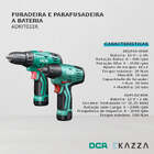 Combo Furadeira + Parafusadeira 12v Adkit01ek - Dca