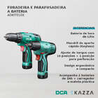 Combo Furadeira + Parafusadeira 12v Adkit01ek - Dca