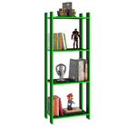 Combo Gamer Mesa Para Computador E Estante Livreiro 4 Pratele