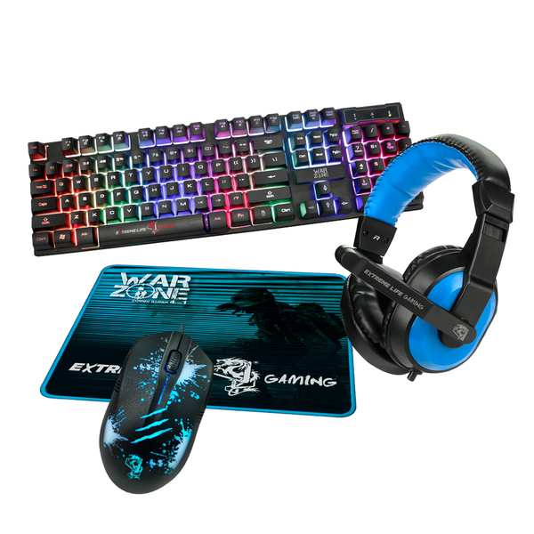 Combo Gamer Warzone /mouse/teclado/mousepad/fone Cgwz41