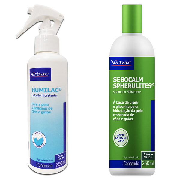 Combo Humilac 250ml + Shampoo Sebocalm 250ml - Virbac