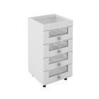 Combo Kit Penteadeira Compacta E Carrinho De Maquiagem Cb05 B