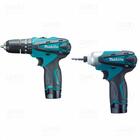 Combo Makita Bivolt A Bateria Parafusadeira/furadeira Dk1493