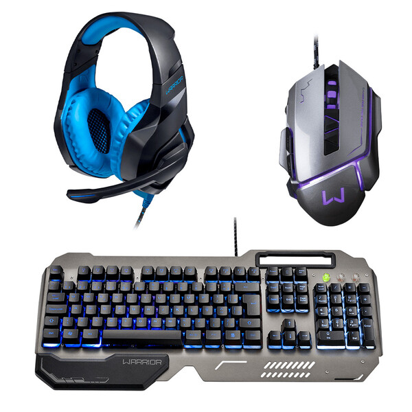Combo - Mouse Gamer Ivor 3200dpi, Teclado Ragnar Led E Headse