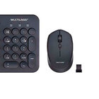 Combo Multilaser Tecl+mouse Sem Fio Teclas Redondas Usb Tc231