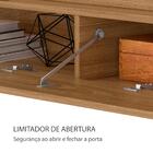 Combo Papel De Parede E Rack Com Suporte Tv Até 80 Polegadas