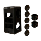 Combo Poliwetzel 1" PVC Preto Wetzel