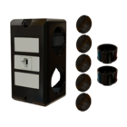 Combo Poliwetzel 1" PVC Preto Wetzel