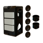 Combo Poliwetzel 1" PVC Preto Wetzel