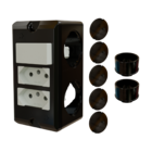 Combo Poliwetzel 1" PVC Preto Wetzel